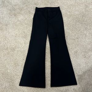 Old Navy Black pants, flare trouser, high waisted, size 4, never worn